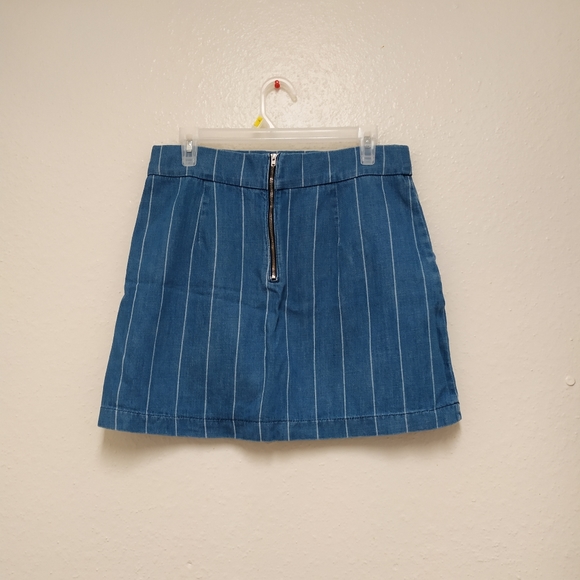3 for $15 Topshop MOTO stripe a-line skirt EUC - Picture 6 of 8